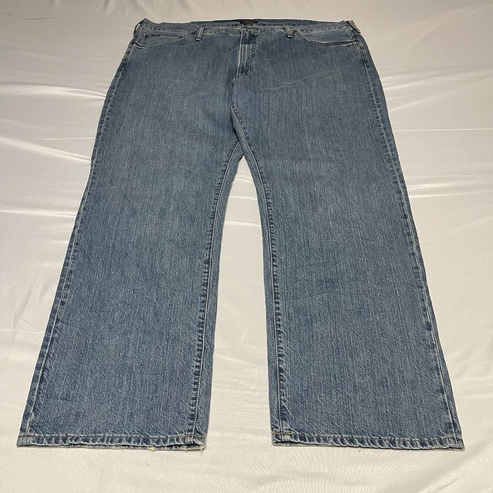 Polo Ralph Lauren Hampton Relaxed Straight Jeans Men's 46x32 Vintage Wash